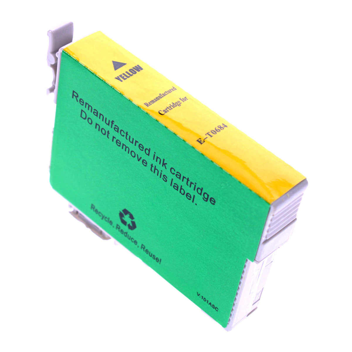 Remanufactured Epson 68 (T068420) InkJet Cartridge, Yellow, 9ml