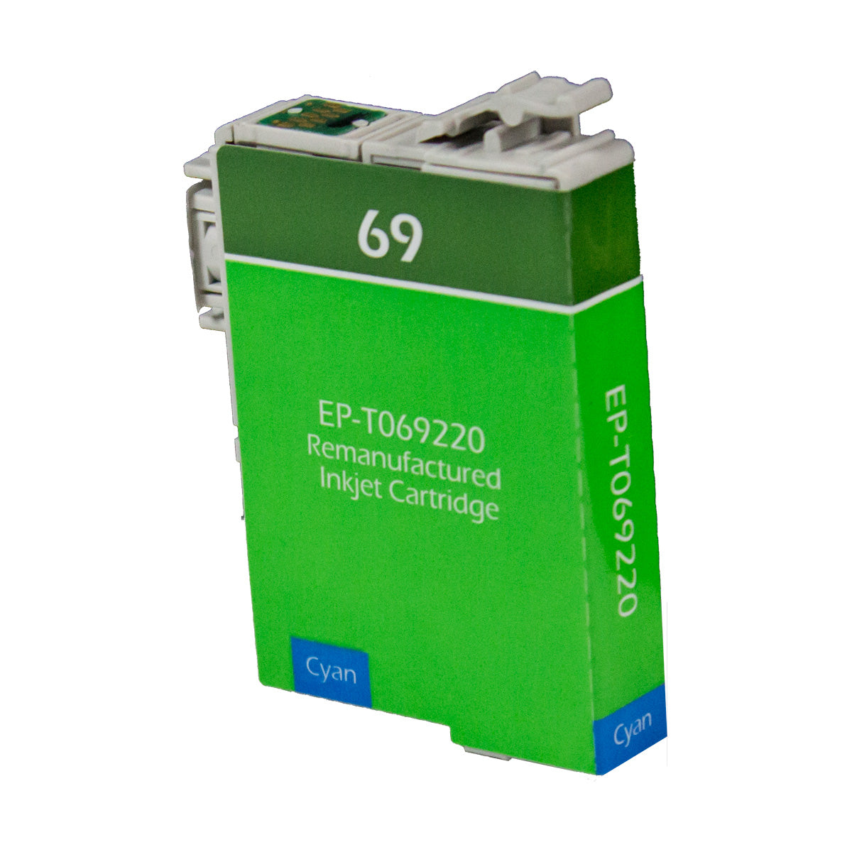Remanufactured Epson 69 (T069220) InkJet Cartridge, Cyan, 350 Yield
