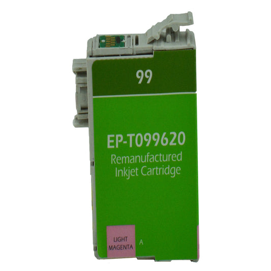 Remanufactured Epson 99 (T099620) InkJet Cartridge, Light Magenta, 450 Yield