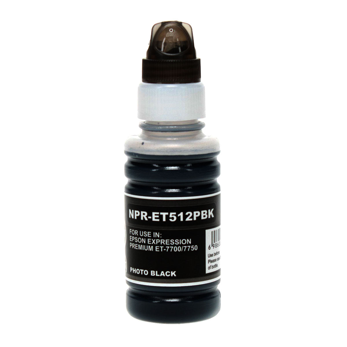 Compatible Epson 502 (T502120) Ink Bottle, Black, 7500 Yield