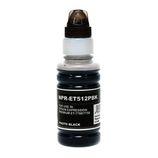 Compatible Epson 502 (T502120) Ink Bottle, Black, 7500 Yield