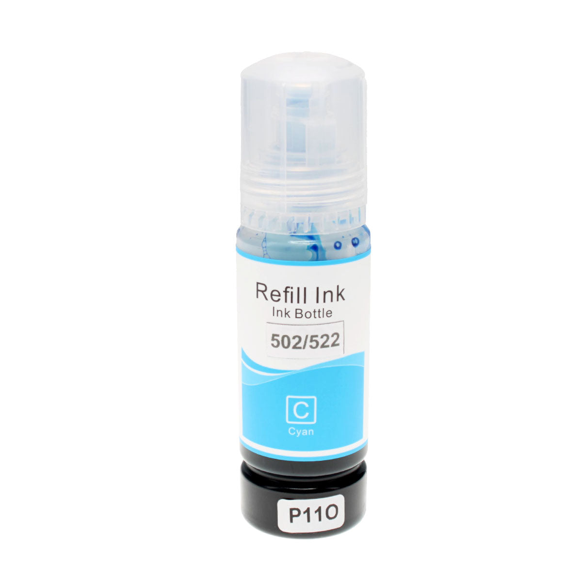 Remanufactured Epson 522 (T522220) InkJet Cartridge, Cyan, 7.5K Yield