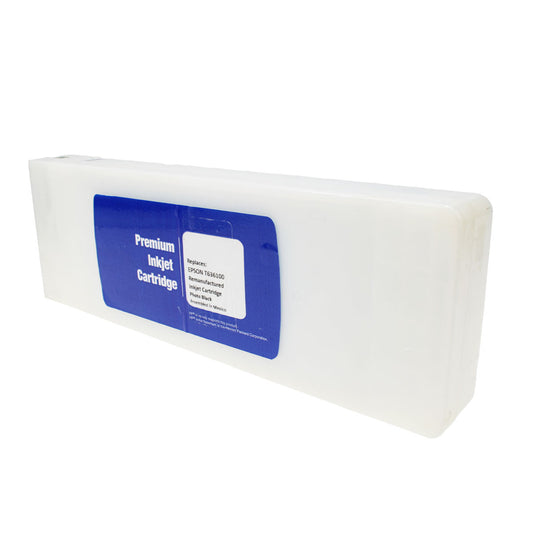 Remanufactured Epson T636100 (636) Wide Format, Photo Black, 700ml