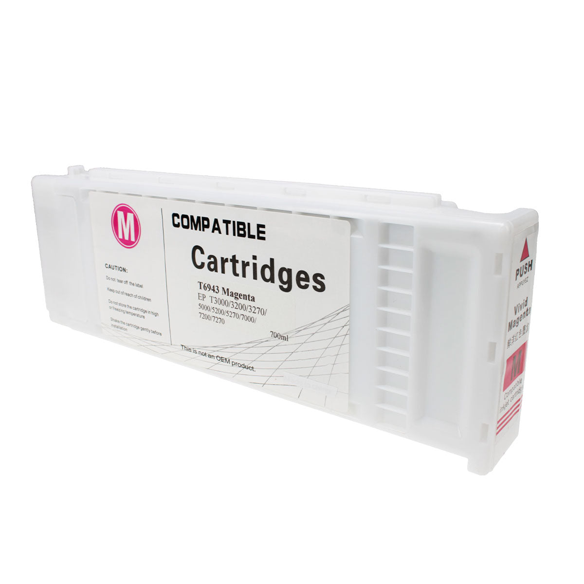 Remanufactured Epson T694300 (694) Wide Format, Magenta, 700ml