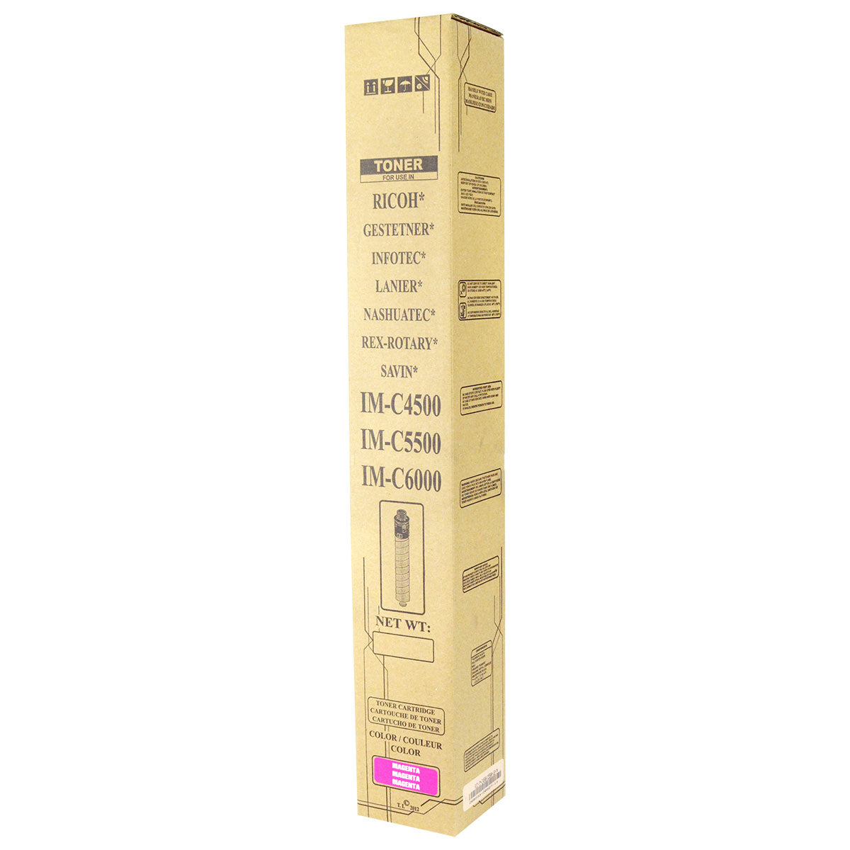 Compatible Ricoh IM C4500 / IM C6000 (842281) Toner Cartridge, Magenta, 22.5K Yield, TAA Compliant, Made in USA