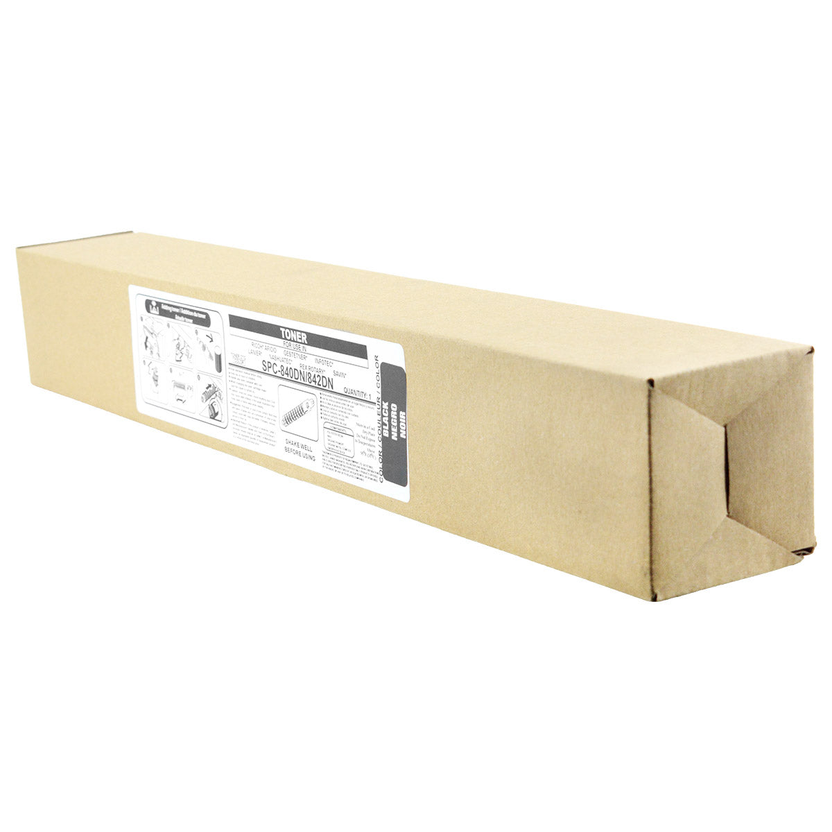Compatible Ricoh SP C840A (821255) Toner Cartridge, Black, 43K Yield, TAA Compliant, Made in USA