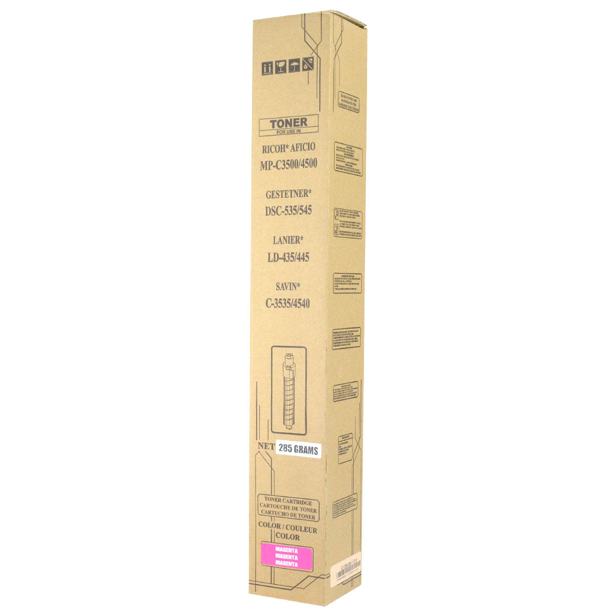 Compatible Ricoh MP C3500 / MP C4500 (841344) Toner Cartridge, Magenta, 17K High Yield, TAA Compliant, Made in USA