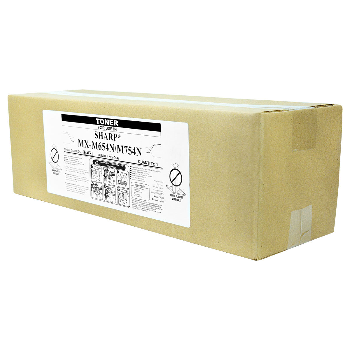 Compatible Sharp MX-M654 / MX-M6570 / MX-M6570 (MX-754NT) Toner Cartri ...