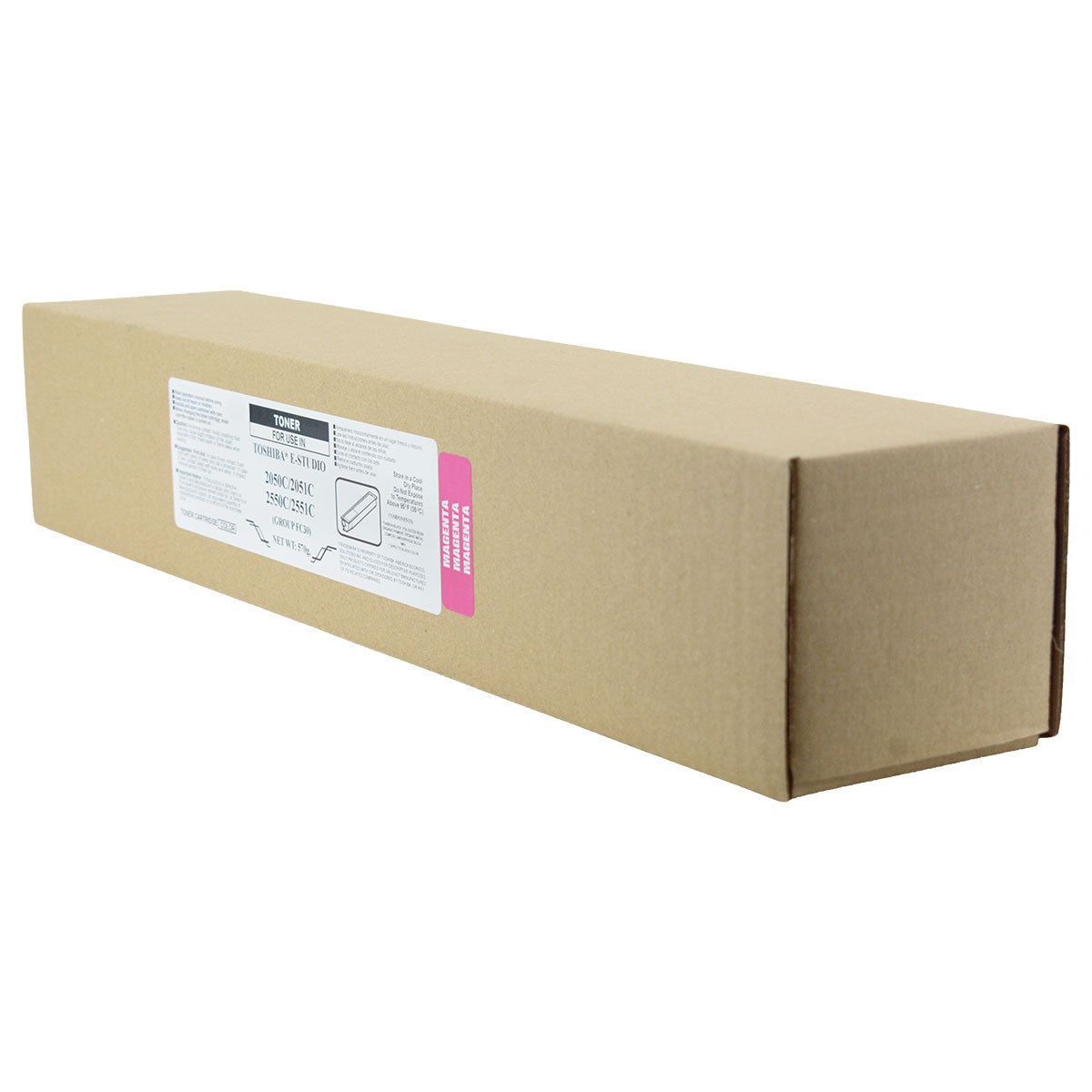 Compatible Toshiba e-STUDIO 2050 2051 2550 2551 (T-FC30U-M) Toner Cartridge, Magenta, 33.6K Yield, TAA Compliant, Made in USA
