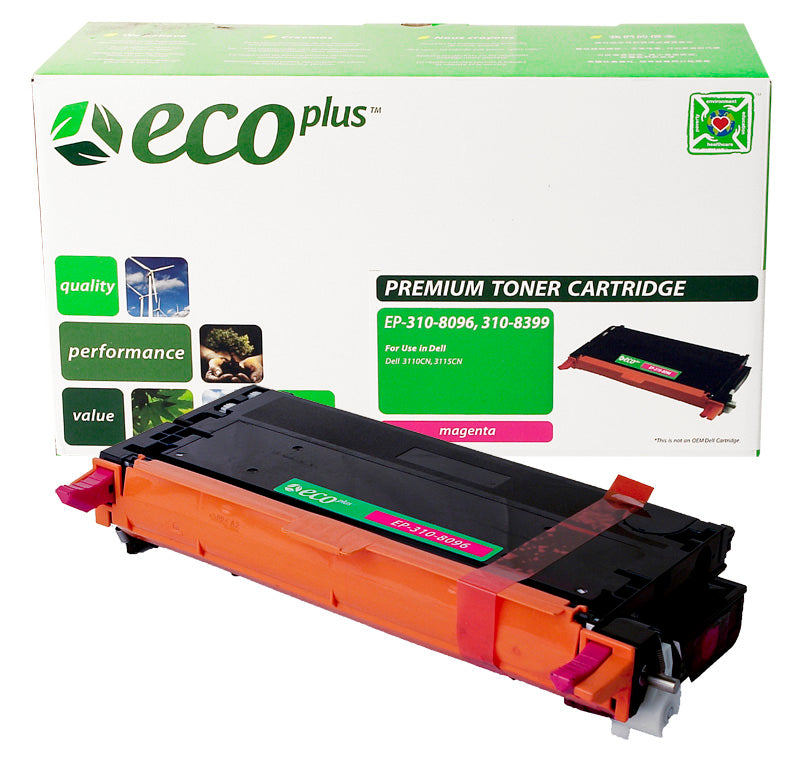 EcoPlus Dell 3115 (310-8096) Toner Cartridge, Magenta, 8K Yield