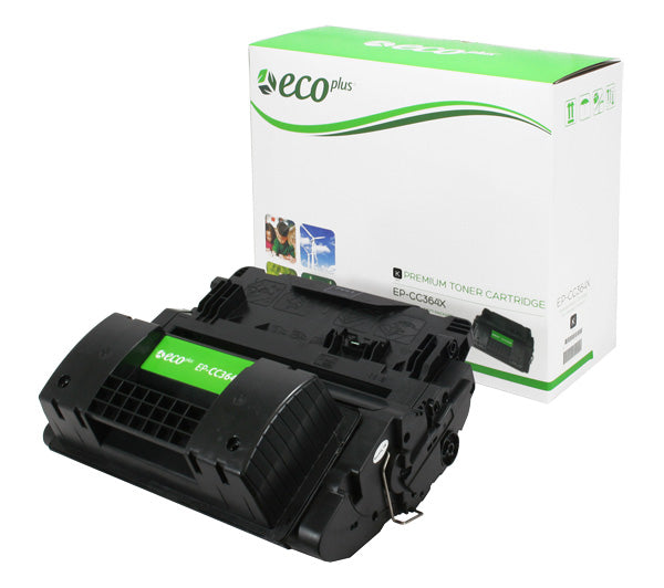 EcoPlus HP 64X (CC364X) Toner Cartridge, Black, 24K High Yield