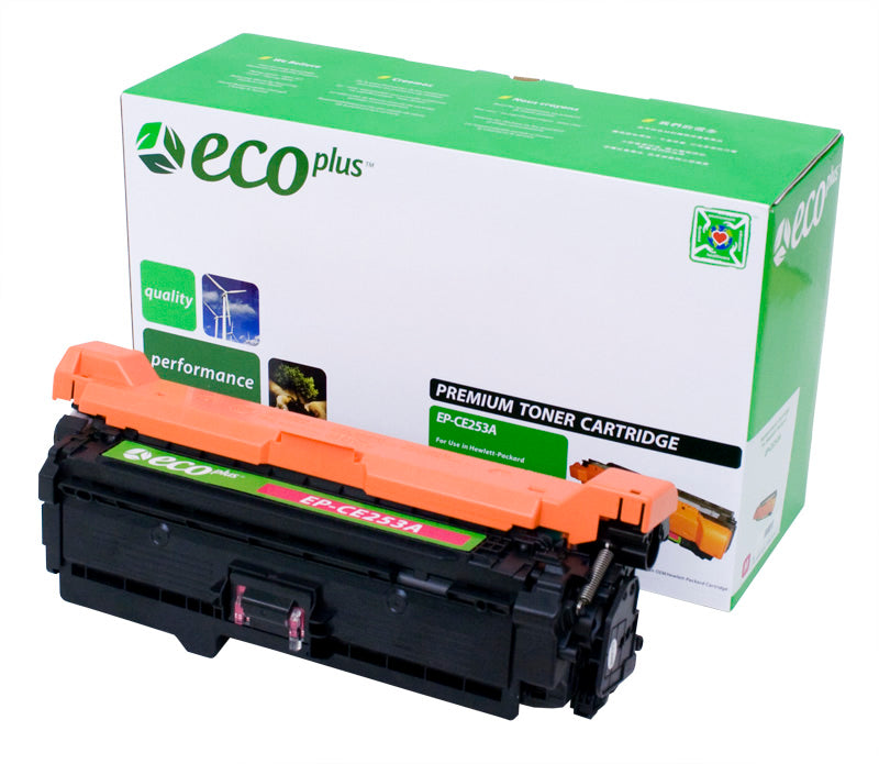 EcoPlus HP 504A (CE253A) Toner Cartridge, Magenta, 7K Yield
