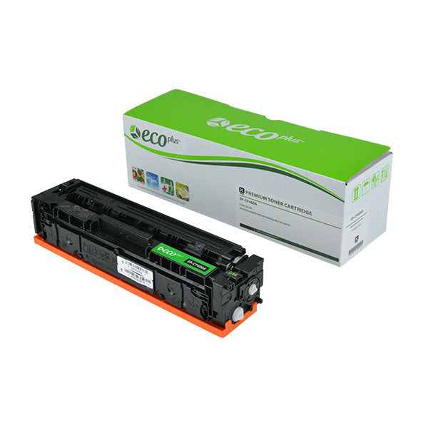 EcoPlus HP 201A (CF400A) Toner Cartridge, Black, 1.5K Yield