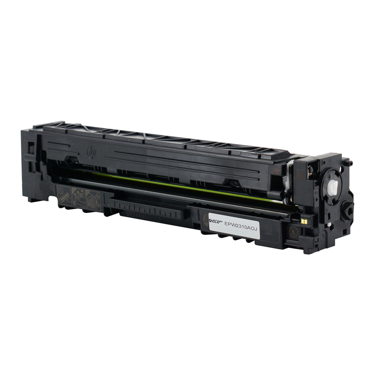 EcoPlus HP 215A (W2310A) Toner Cartridge, Black, 2.4K Yield Jumbo, (Used OEM Chip), Made in USA
