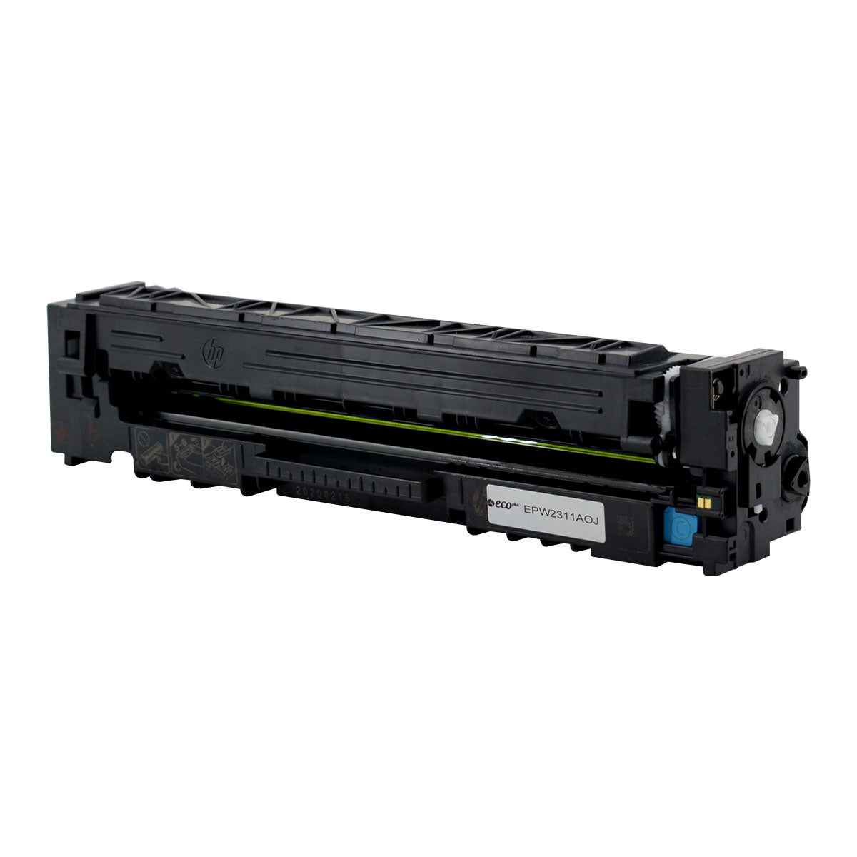 EcoPlus HP 215A (W2311A) Toner Cartridge, Cyan, 2.4K Yield Jumbo, (Used OEM Chip), Made in USA