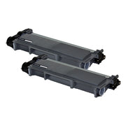 Compatible Brother TN630 TN660 Toner Cartridge, Black, 2.6K Yield 2-Pack