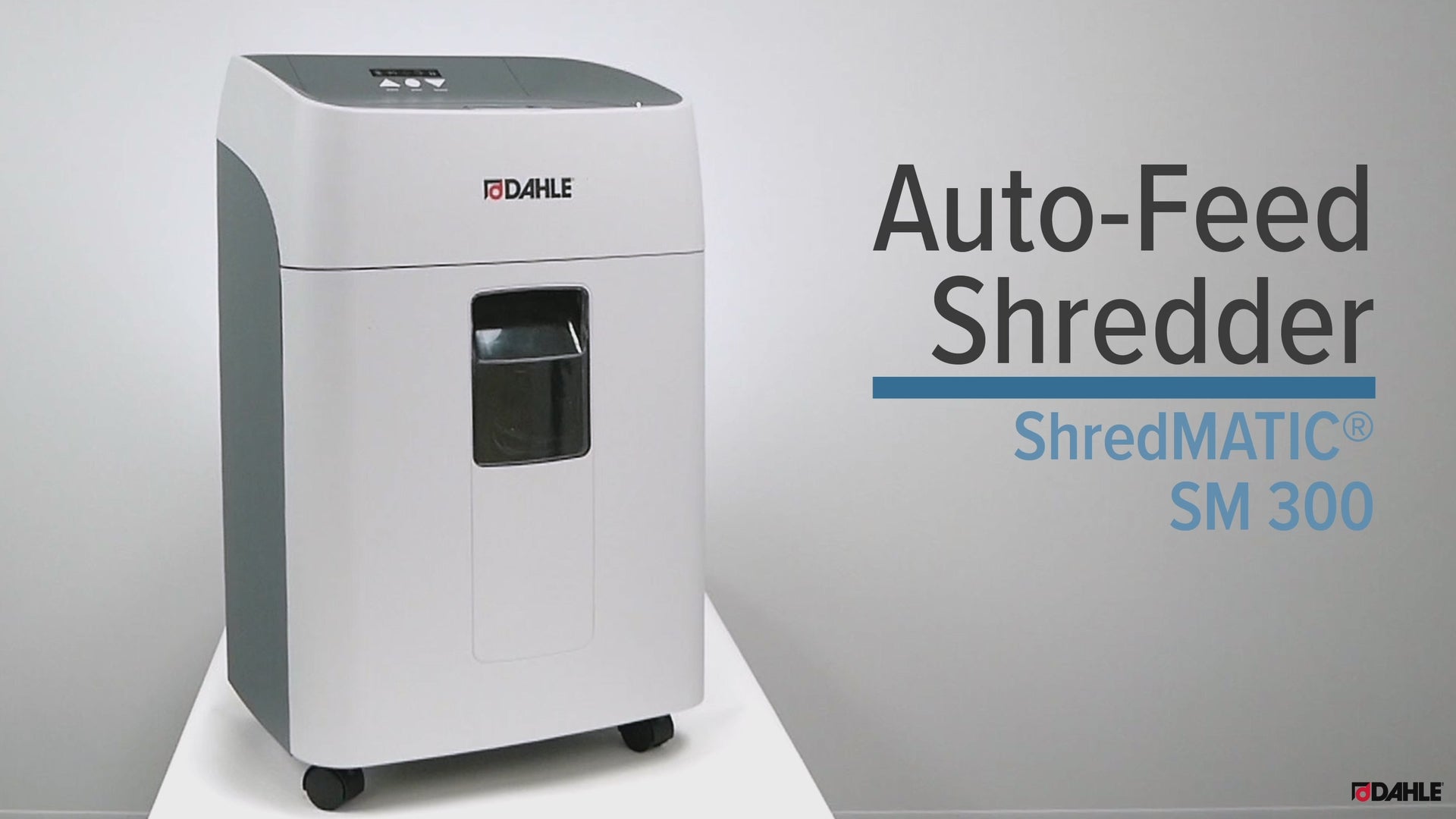 Dahle ShredMATIC® SM 300 Auto-Feed Paper Shredder